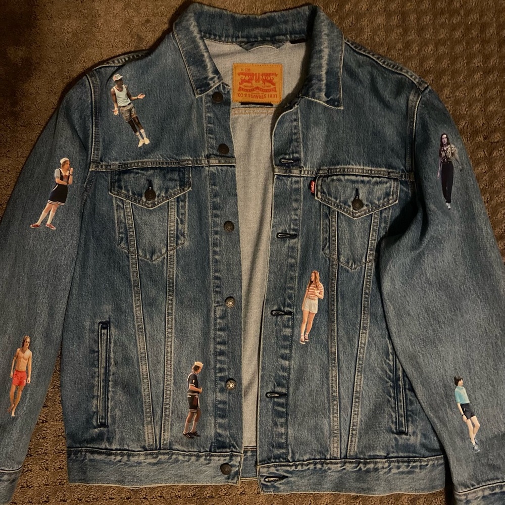 Stranger things X Levi’s denim jacket collab NEW